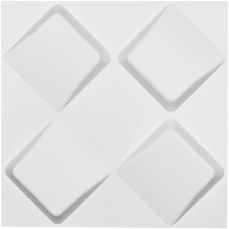 19.63 X 19.63 In. Bradley Endura Wall Decorative 3D Wall Panel, White